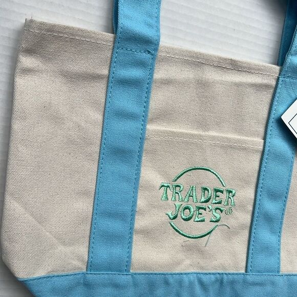 Trader Joe's Blue Cooler& Tote Bag Set - Picture 3 of 10